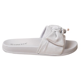 Zapatillas VINCEZA Con Lazo gris