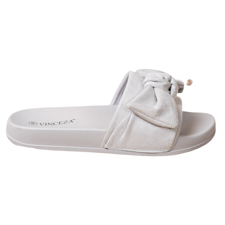 Zapatillas VINCEZA Con Lazo gris
