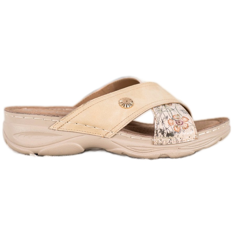 Zapatillas en la plataforma VINCEZA beige