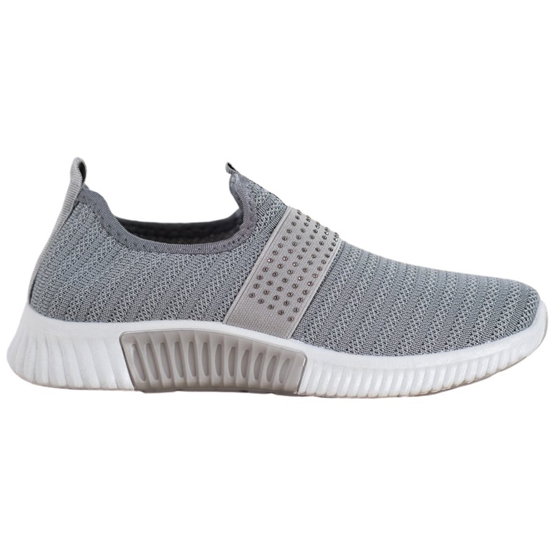 SHELOVET Calzado deportivo sin cordones gris