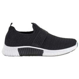 SHELOVET Calzado deportivo sin cordones negro