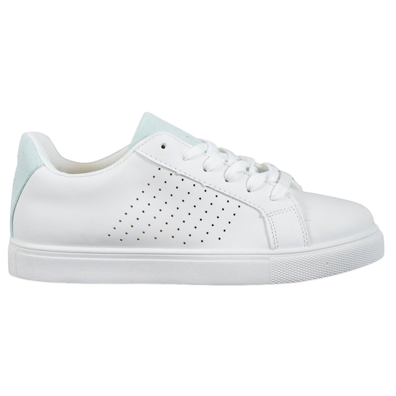 SHELOVET Zapatos blancos con aplicaciones de ante SHELOVET Zapatos blancos con aplicaciones de ante