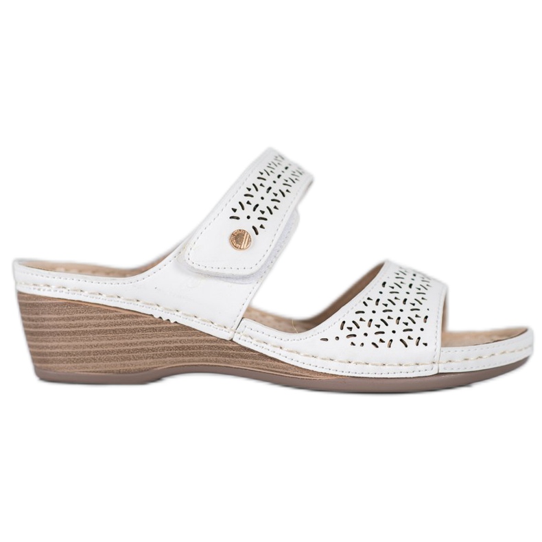 SHELOVET Zapatillas de velcro ligeras blanco SHELOVET Zapatillas de velcro ligeras blanco