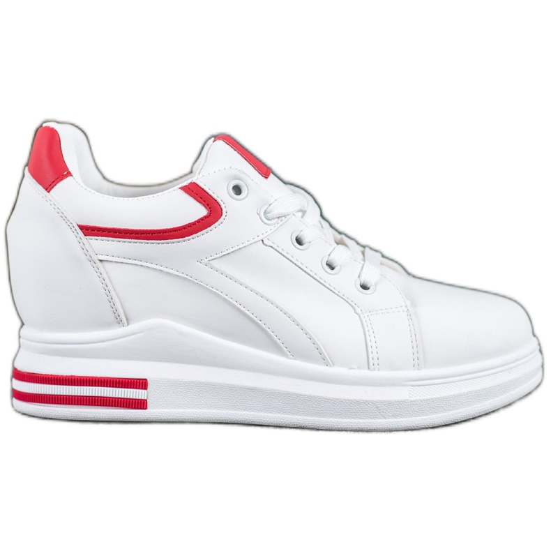 Lovery Zapatillas de deporte de cuña blanco
