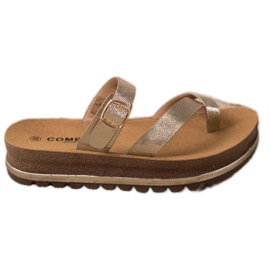 Comer Zapatillas en la plataforma de moda amarillo