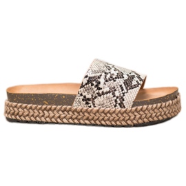 Comer Zapatillas casuales en la plataforma multicolor