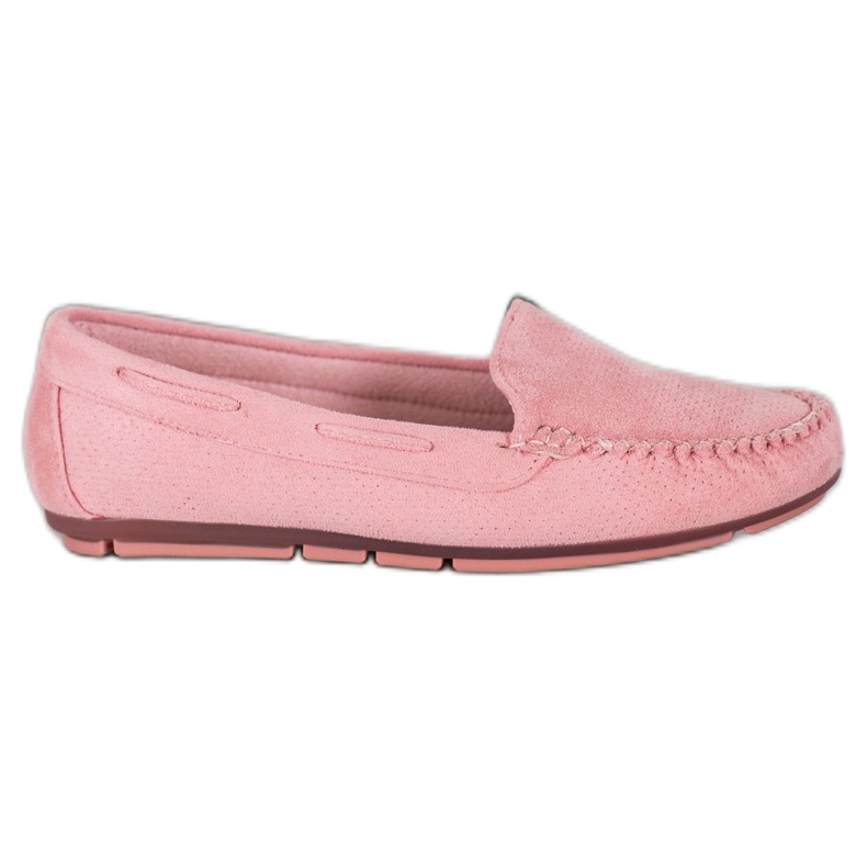 Clowse Mocasines de ante rosa rosado Clowse Mocasines de ante rosa rosado