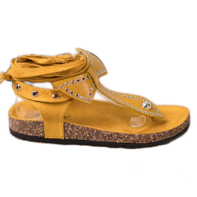 Seastar Sandalias chanclas atadas amarillo
