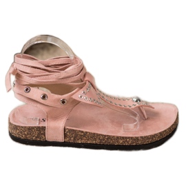 Seastar Sandalias chanclas atadas rosa