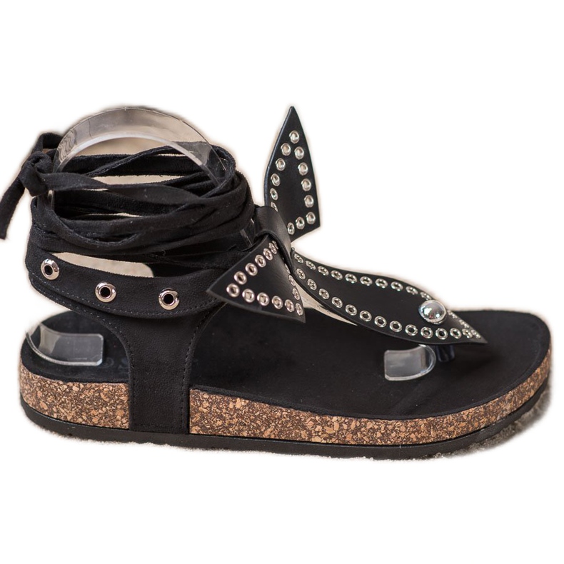 Seastar Sandalias chanclas atadas negro