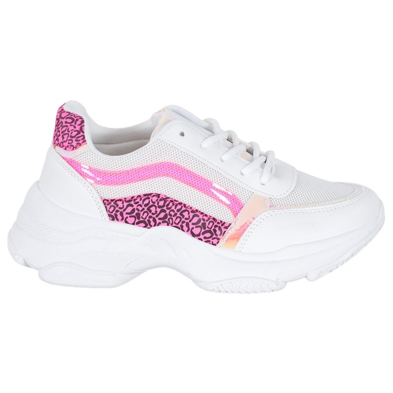 Marquiz Zapatillas con inserciones de neón blanco multicolor