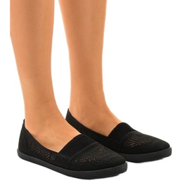 Zapatillas slip-on caladas CB1711 negras negro
