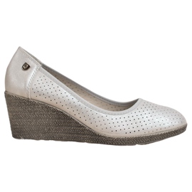 Goodin Bombas de cuña ligeras gris