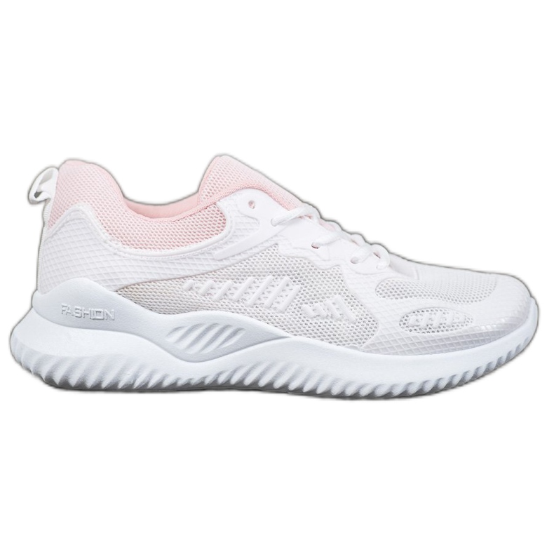 SHELOVET Zapatillas con malla blanco