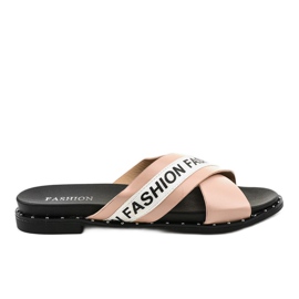Zapatillas rosa moda 888-1 rosado