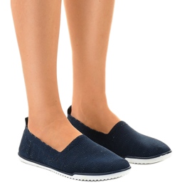 Zapatillas slip-on azul marino GF-HJS12-2