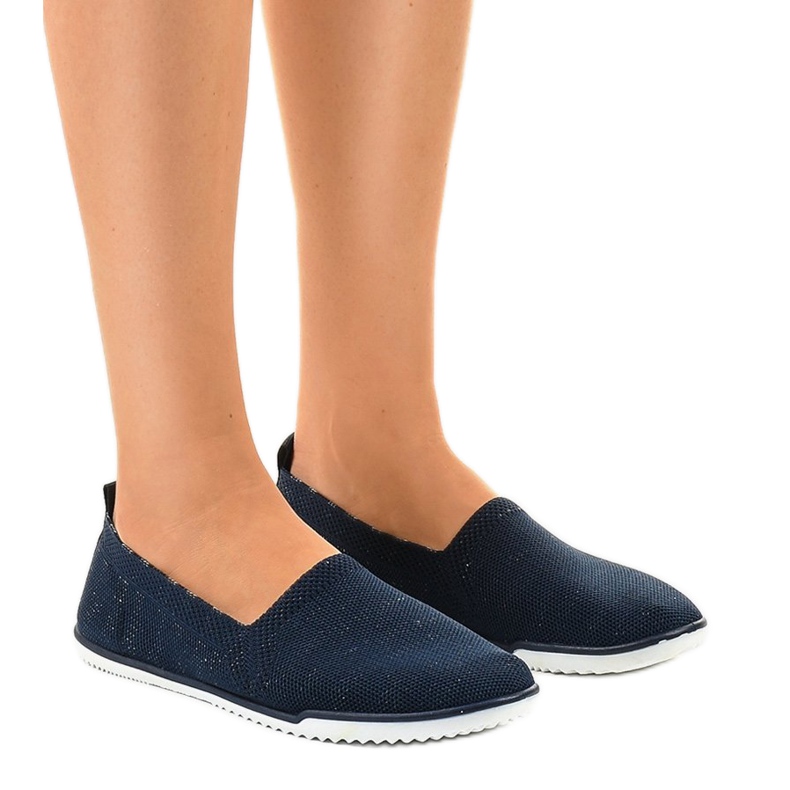 Zapatillas slip-on azul marino GF-HJS12-2 Zapatillas slip-on azul marino GF-HJS12-2