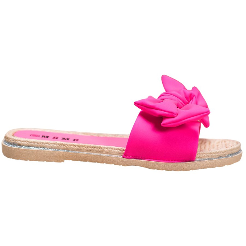 SHELOVET Zapatillas rosas con estilo rosado
