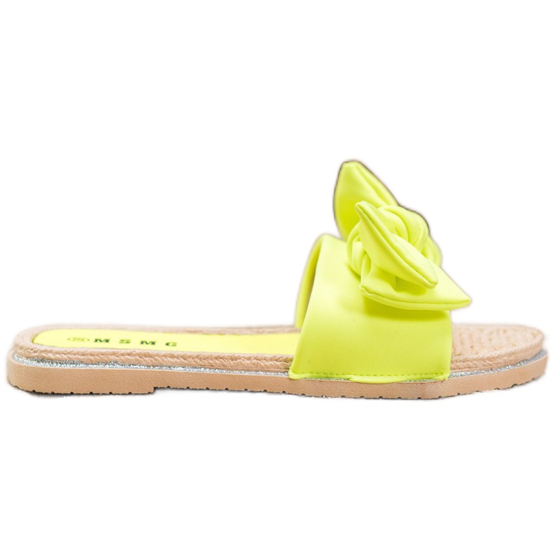 SHELOVET Zapatillas amarillas con estilo amarillo SHELOVET Zapatillas amarillas con estilo amarillo