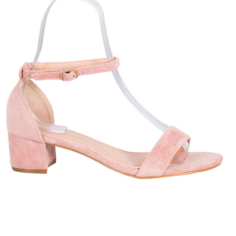 Small Swan Sandalias de tacón bajo rosado Small Swan Sandalias de tacón bajo rosado