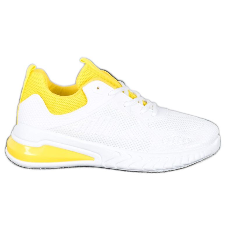 SHELOVET Zapatillas deportivas blanco amarillo SHELOVET Zapatillas deportivas blanco amarillo