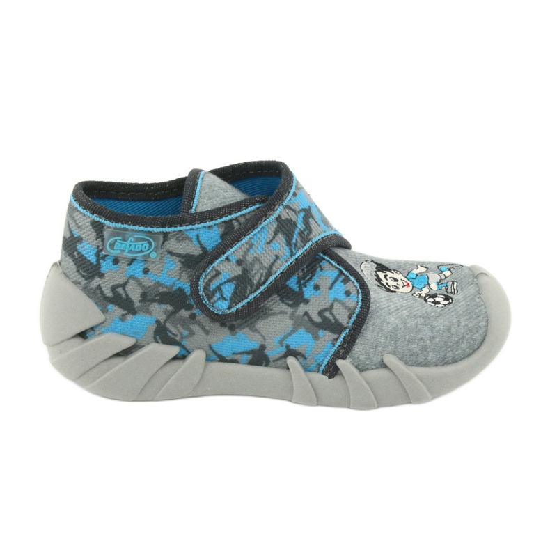 Calzado infantil befado 523P014 azul gris Calzado infantil befado 523P014 azul gris
