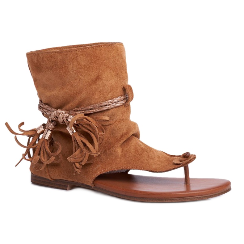 SEA Sandalias de Mujer Chanclas con Camel SL1011 Madrit multicolor