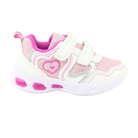 Evento Zapatos deportivos brillantes NOTICIAS 20DZ55-1778 blanco rosa gris