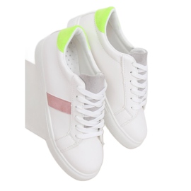Zapatillas de mujer blancas WB811 BLANCO / GRIS Zapatillas de mujer blancas WB811 BLANCO / GRIS