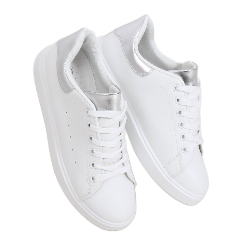 Zapatillas de mujer blancas LA85P Silver blanco
