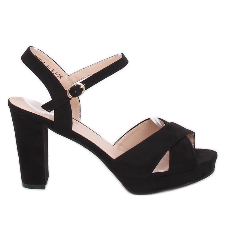 Sandalias de tacón negras WD99P Black negro Sandalias de tacón negras WD99P Black negro