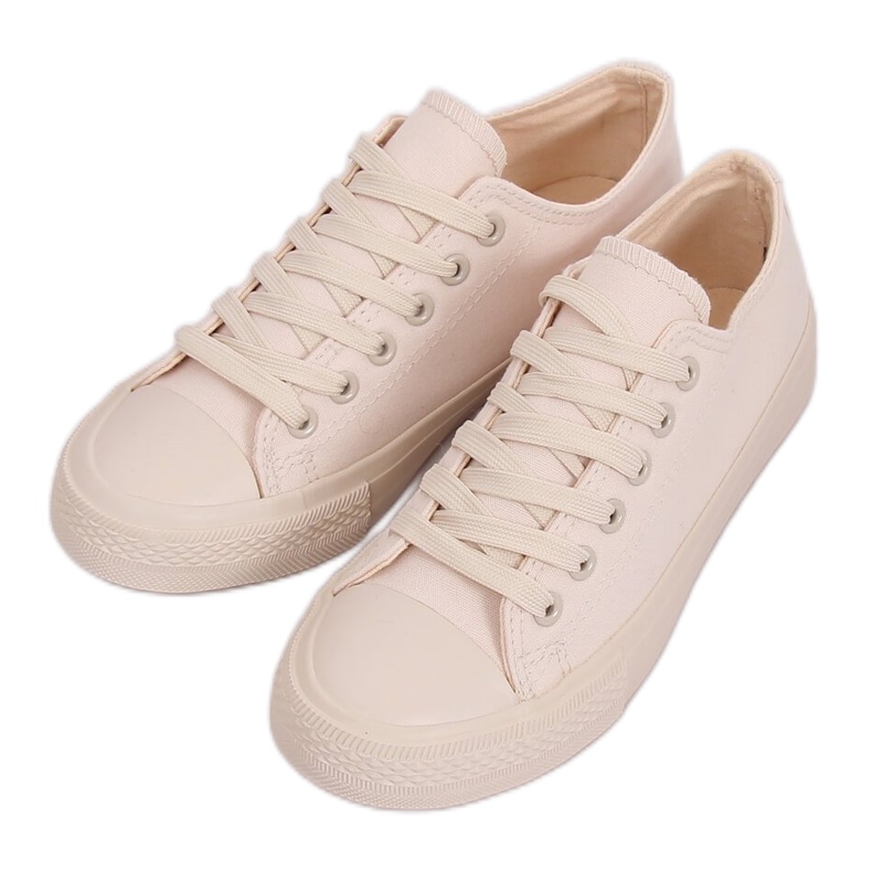 Zapatillas de mujer beige PQ-22 Beige Ii Genre