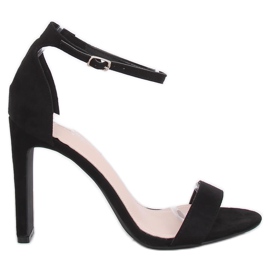 Sandalias de tacón negras NF-37P Black negro Sandalias de tacón negras NF-37P Black negro
