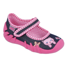 Calzado infantil befado 109P179 azul marino rosa multicolor