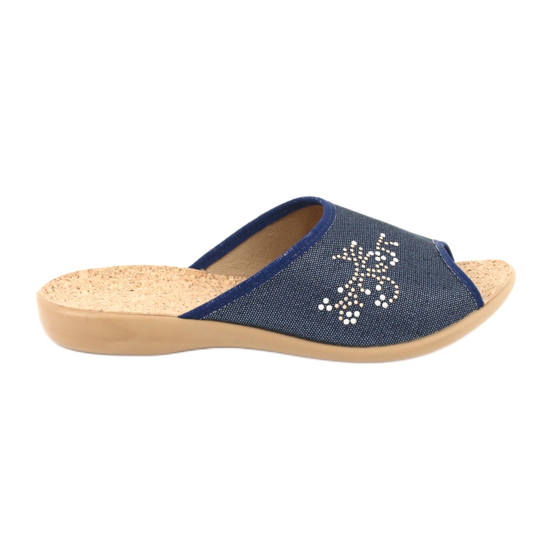 Zapatos de mujer befado pu 254D107 azul marino