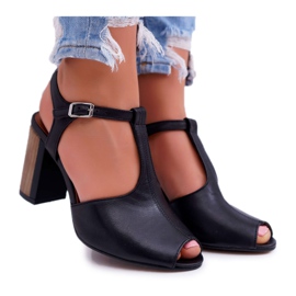 Sandalias Piel Mujer Maciejka Negro 04117