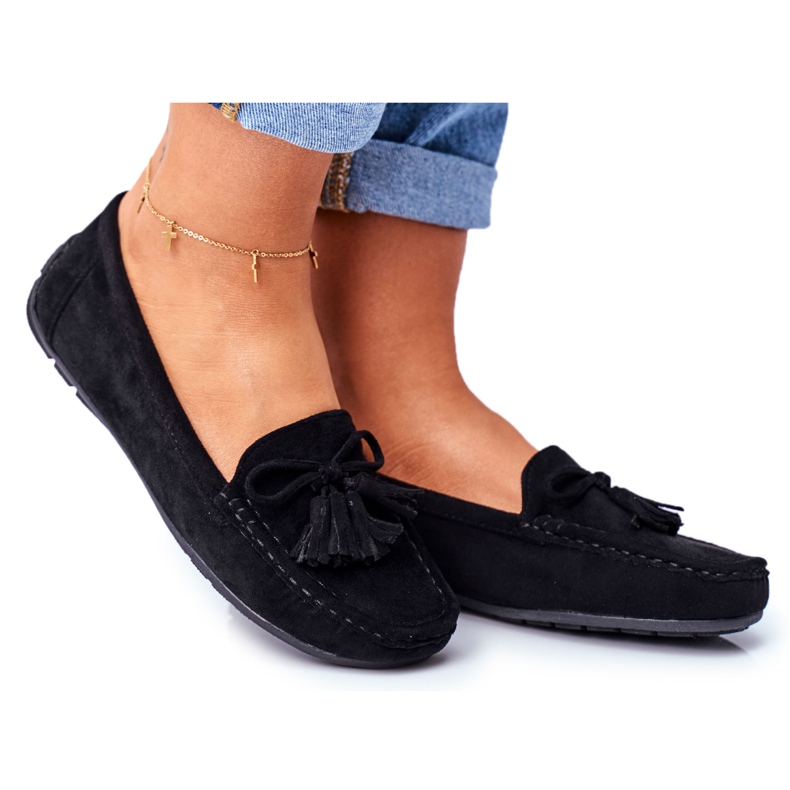 EVE Mocasines Mujer Ante 20PB35-2003 Negro Donna Mia