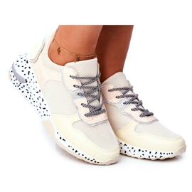 Zapatos Deportivos Mujer Hidden Wedge Beige Pinky