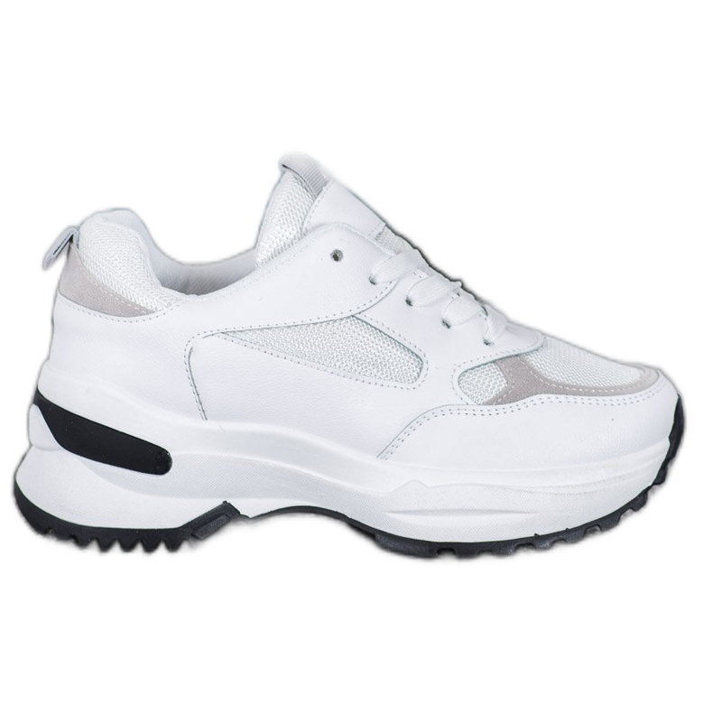 SHELOVET Zapatillas deportivas blancas blanco