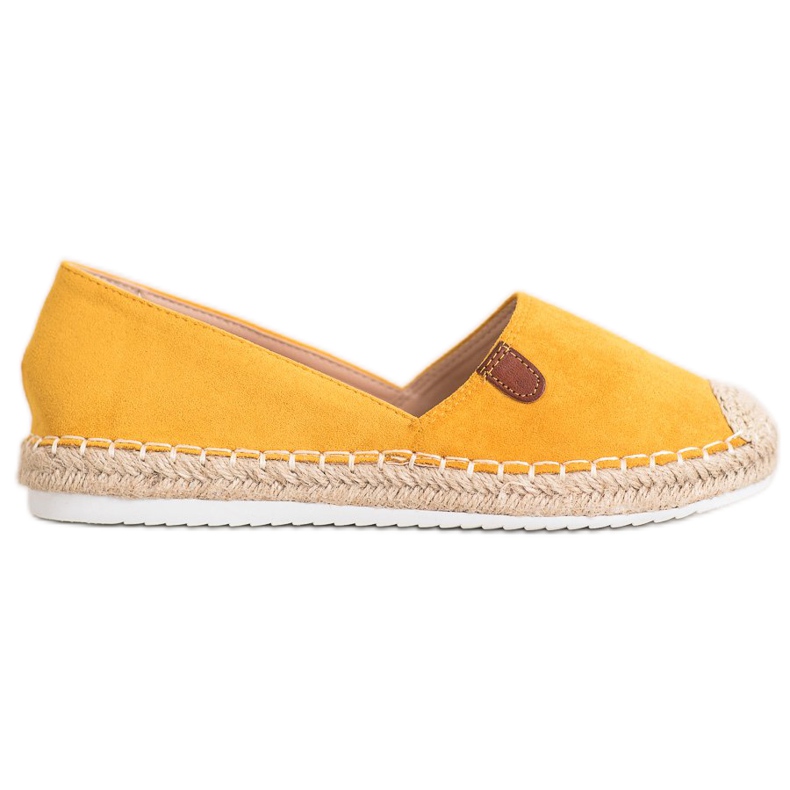 SHELOVET Alpargatas clásicas amarillo