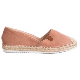 SHELOVET Alpargatas clásicas rosa