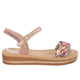 Sandalias de mujer Champagne CK151P Champagne rosado