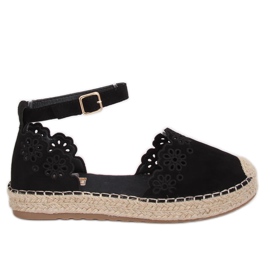 Alpargatas caladas negras JH119 Negra negro Alpargatas caladas negras JH119 Negra negro
