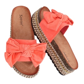 Coral CK137P Zapatillas de coral con suela alta naranja Coral CK137P Zapatillas de coral con suela alta naranja