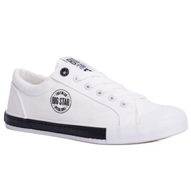 Zapatillas de Mujer Big Star White FF274228 blanco negro
