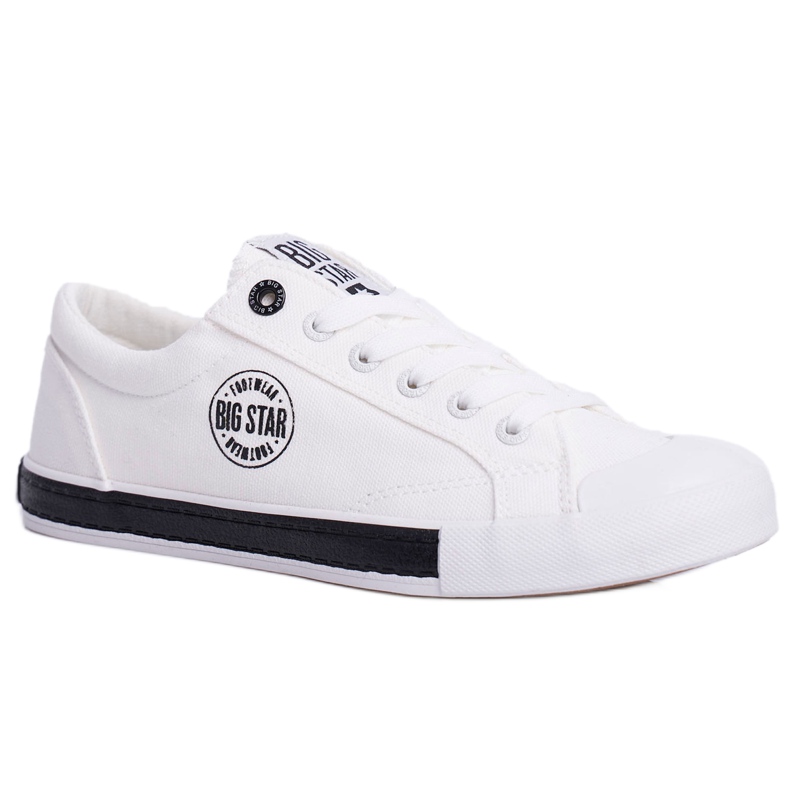 Zapatillas de Mujer Big Star White FF274228 blanco negro