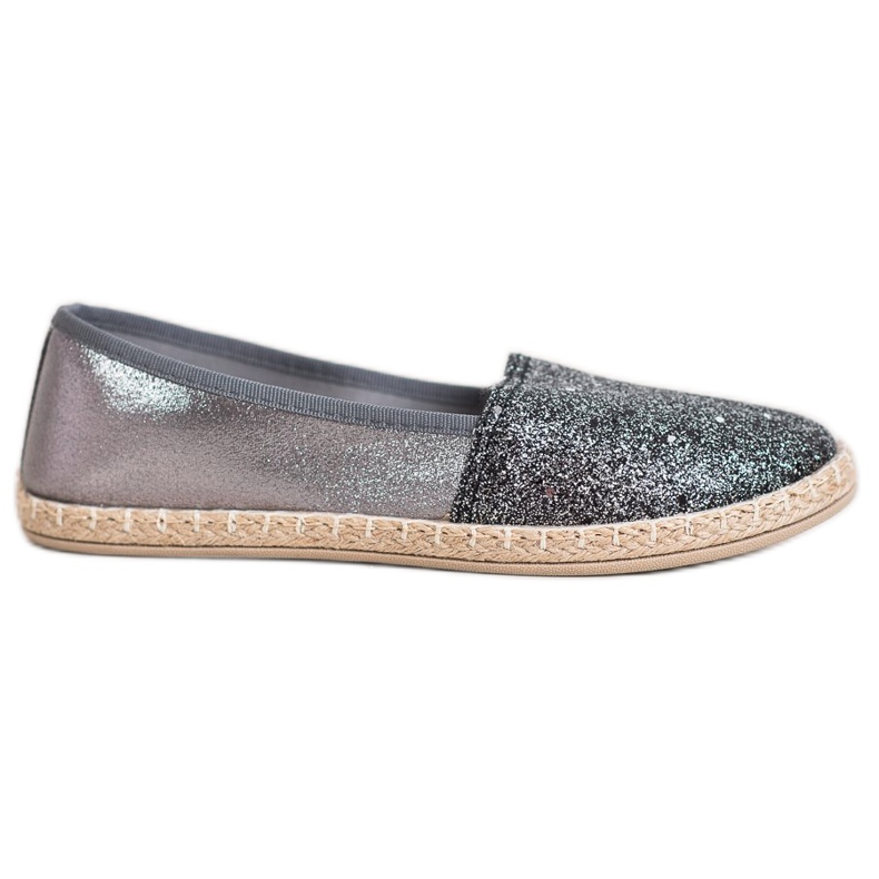 SHELOVET Slipons brillantes gris