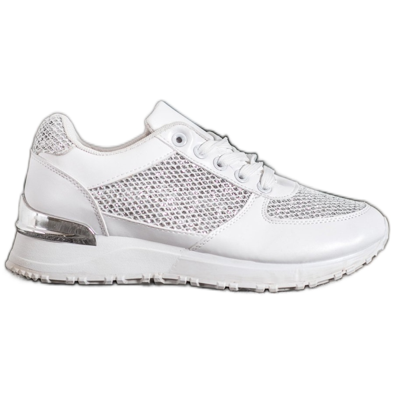 SHELOVET Zapatos deportivos blancos con estilo SHELOVET Zapatos deportivos blancos con estilo