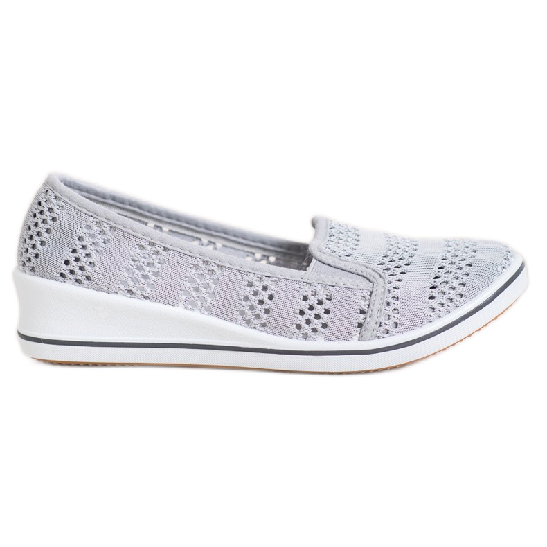 SHELOVET Bailarinas caladas gris