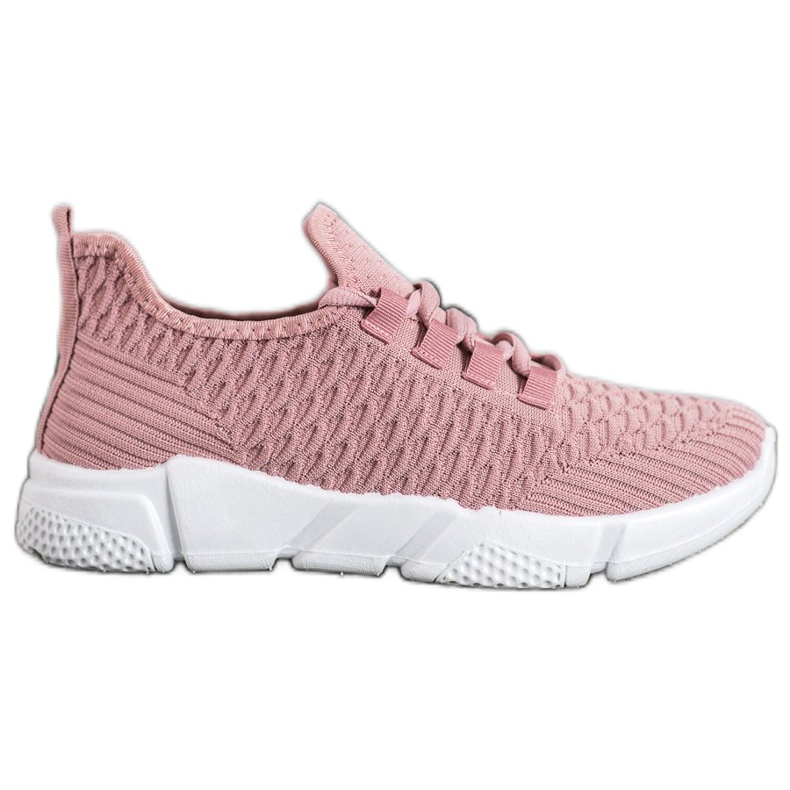SUPER COOL Zapatillas rosadas de textil rosado